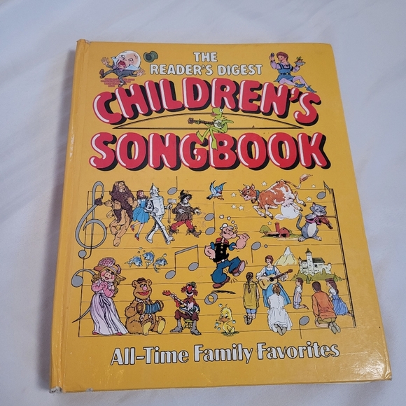 VTG 1985 The Readers Digest Childrens Songbook Hardcover Spiral Bound Music Book - Picture 1 of 16